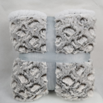 Sherpa Blanket Manufacturer - Embossed Flannel Cozy Purple