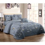 Comforter Set Manufacturer - Custom Floral Quilted Ultrasonic