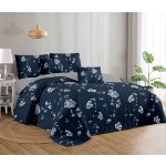 Bedspread Set Supplier - Solid Printed Hotel Home Quilt Coverlet