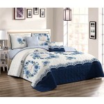 Comforter Set Manufacturer - Custom Floral Quilted Ultrasonic