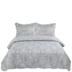 Quilted Bedspread Supplier - Ultrasonic Plain Cotton Filling