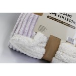 Fleece Blanket Factory - Thick Warm Sherpa Pop Corn