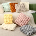 Throw Pillow Factory - Luxury Square Woven Velvet Cushion