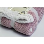 Sherpa Blanket Manufacturer - Thick Fluffy Stripe Flannel