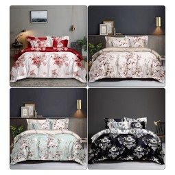 Bed Sheet Set Factory - Wholesale Flower Pattern Microfiber