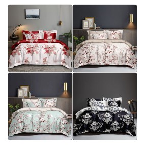 Bed Sheet Set Factory - Wholesale Flower Pattern Microfiber