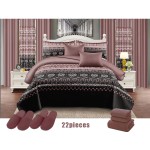 Bedding Set Manufacturer - Wholesale Luxury Printed 22 Pieces