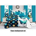 Bedding Set Manufacturer - Wholesale 12pcs Cotton Quilt Set