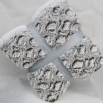 Sherpa Blanket Manufacturer - Embossed Flannel Cozy Purple