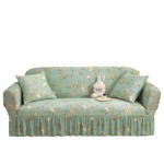 Stretch Sofa Cover Supplier - Wholesale Plant Leaves Printed