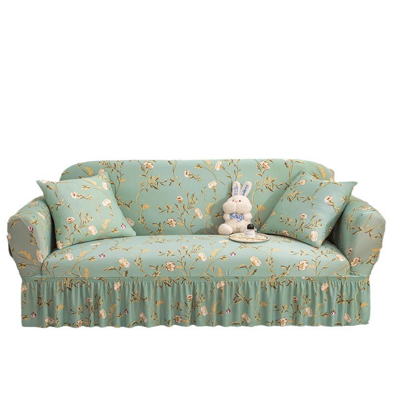Stretch Sofa Cover Supplier - Wholesale Plant Leaves Printed