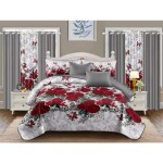 Curtain Bedding Set Supplier - Customized Luxury 12 Piece