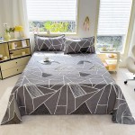 Bed Sheet Set Supplier - Cheap Microfiber Printed Flat Sheet