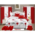 Curtain Bedding Set Supplier - Wholesale 24 Pieces Queen Size