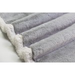 Throw Blanket Factory - Luxury Faux Fur Embossed 2 Ply