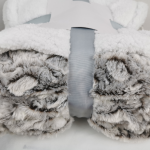 Sherpa Blanket Manufacturer - Embossed Flannel Cozy Purple