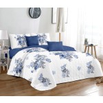 Bedspread Set Supplier - Solid Printed Hotel Home Quilt Coverlet