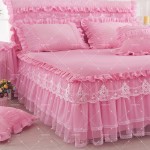 Wedding Bedding Set Supplier - American Style Princess Pink