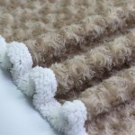 Throw Blanket Supplier - Cheap Fluffy Shaggy Blue Color