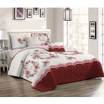 Comforter Set Manufacturer - Custom Floral Quilted Ultrasonic