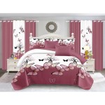 Curtain Bedding Set Supplier - Customized Luxury 12 Piece