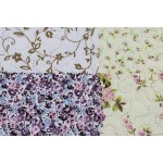 Bedspread Set Supplier - 3-Piece Bohemia Floral Printed