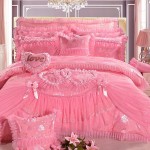 Duvet Cover Manufacturer - Wholesale Embroidered Lace Pink