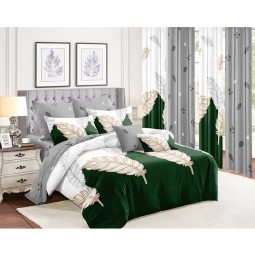 Quilt Set Manufacturer - New Design Plant Printed 10pcs Set