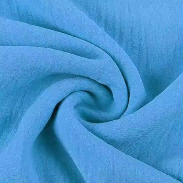 Organza Fabric Supplier - 100% Polyester Crinkle Crepe