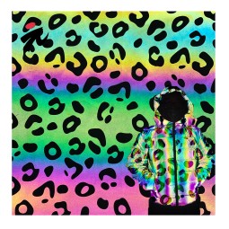Luminous Fabric Factory - Colorful Reflective Coat Patchwork