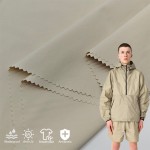 Plaid Nylon Supplier - 88%N 12%SP Woven Pants