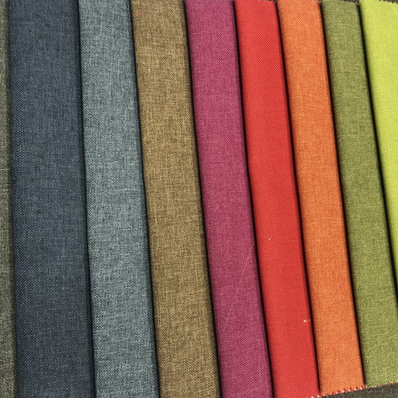 Upholstery Fabric Factory - Linen Solid Dyed Curtain