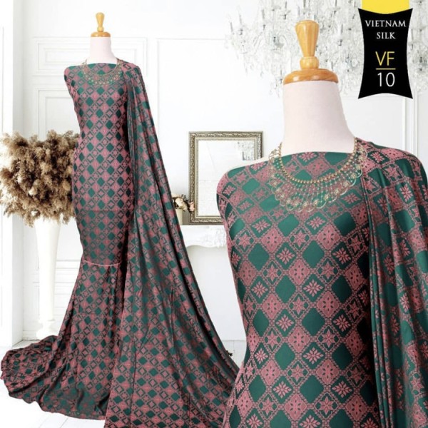 Seersucker Factory - Yarn Dyed Vietnam Silk Stock