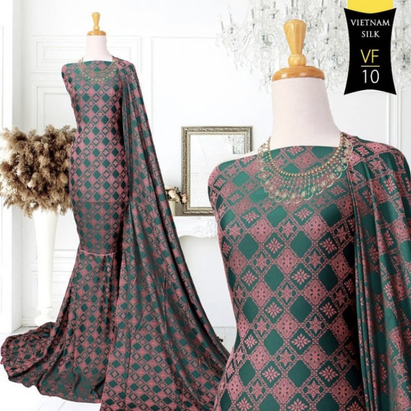 Seersucker Factory - Yarn Dyed Vietnam Silk Stock