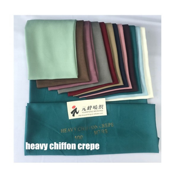 Tree Crepe Supplier - Woven 100% Polyester Dress Fabric