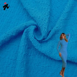 Jacquard Fabric Supplier - 99%Poly 1%Spandex Crepe