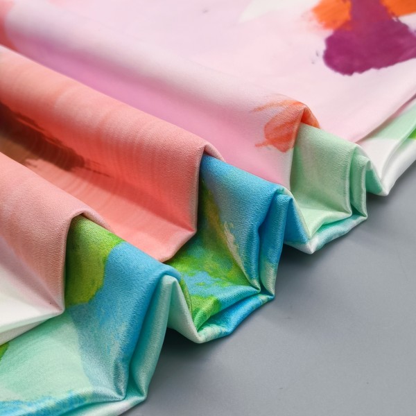 Bubble Chiffon Factory - 96%Polyester 4%Spandex Stock