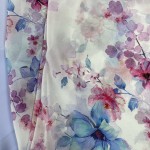 Printing Fabric Supplier - 75D Chiffon Flower Dress