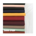 Moss Crepe Supplier - Single Face 100% Polyester Fabric