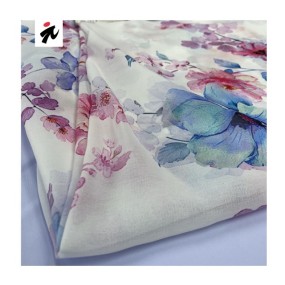 Printing Fabric Supplier - 75D Chiffon Flower Dress
