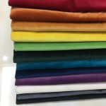 Stretch Velvet Supplier - Korean Brown Polyester Curtain Roll