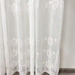 Embroidery Curtain Factory - European Floral Elegant Voile Hotel