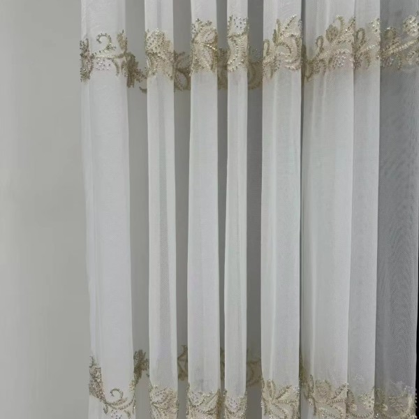 Lace Curtain Supplier - European Elegant Thick Sheer Material