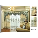Sheer Curtains Factory - Custom Embroidery Living Room Fabric