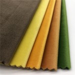 Stretch Velvet Supplier - Korean Brown Polyester Curtain Roll