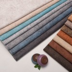 Stretch Velvet Supplier - Korean Brown Polyester Curtain Roll