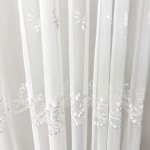 Embroidery Curtain Factory - European Floral Elegant Voile Hotel