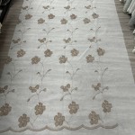 Brocade Fabric Supplier - 280cm Jacquard Voile Custom Embroidered