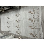 Embroidery Fabric Factory - European Floral Transparent Sheer