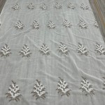 Voile Fabric Supplier - Lace Embroidery Customized Living Room